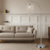lampadaire_arc_chrome_salon Crystal Arc Floor Lamp